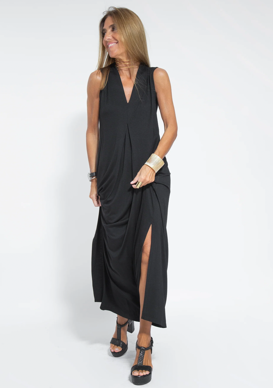 Robe Femme Élégante Longue Maxi | Silhouette Intemporelle