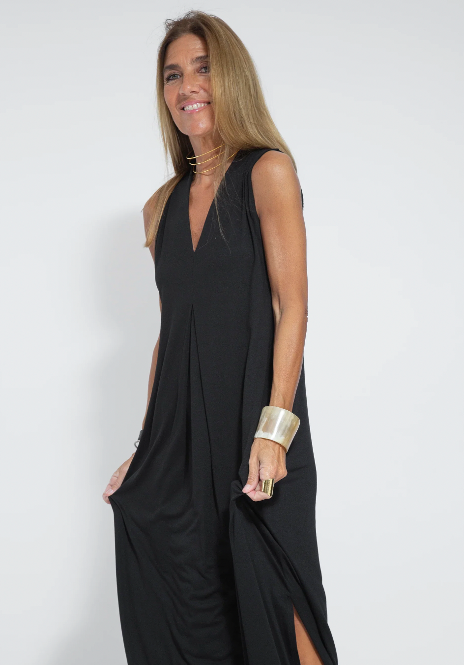 Robe Femme Élégante Longue Maxi | Silhouette Intemporelle