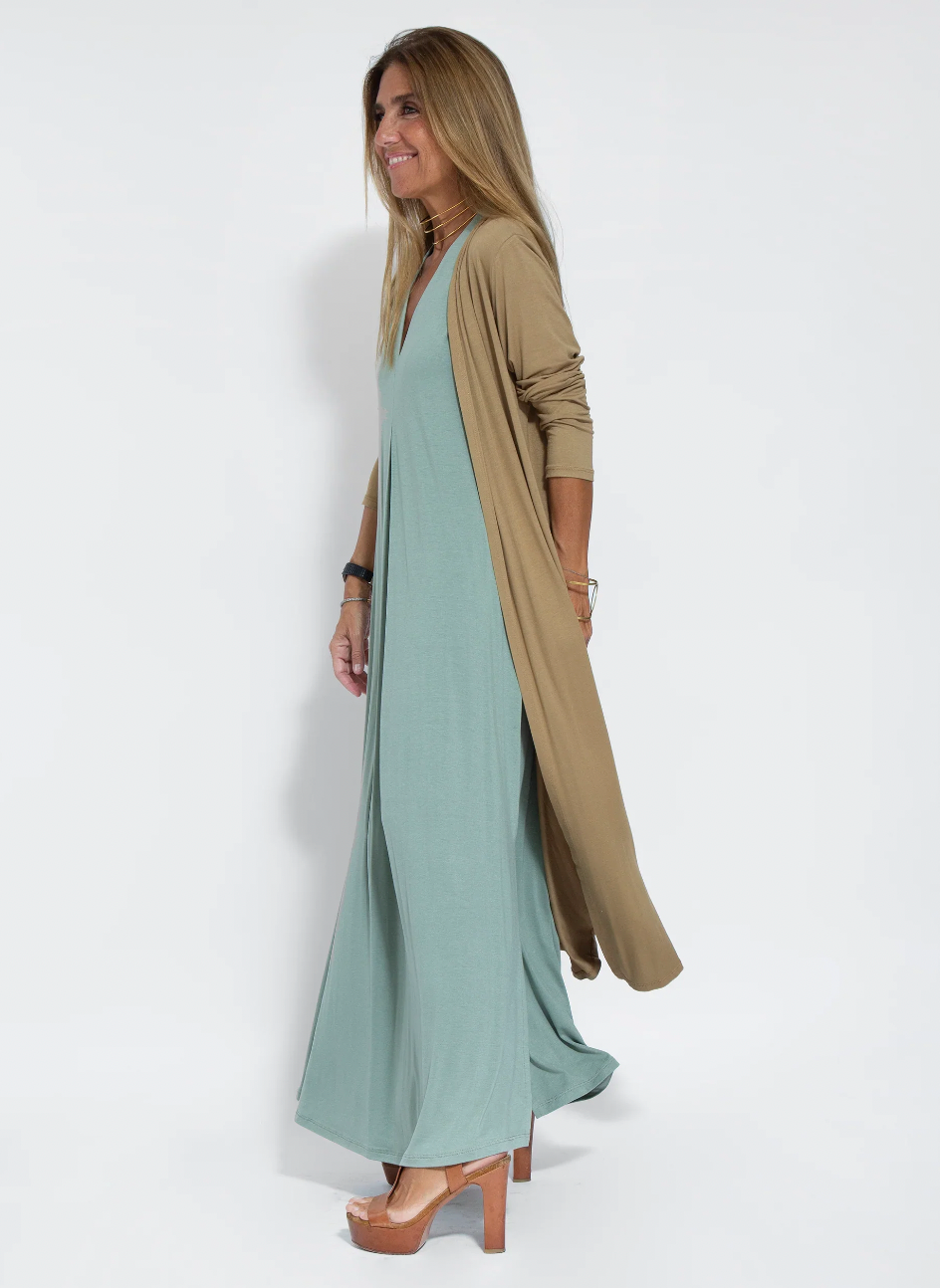 Robe Femme Élégante Longue Maxi | Silhouette Intemporelle