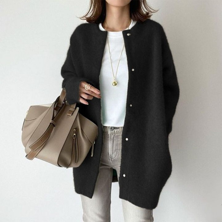 Amelia | Cardigan Alpaga sophistiqué