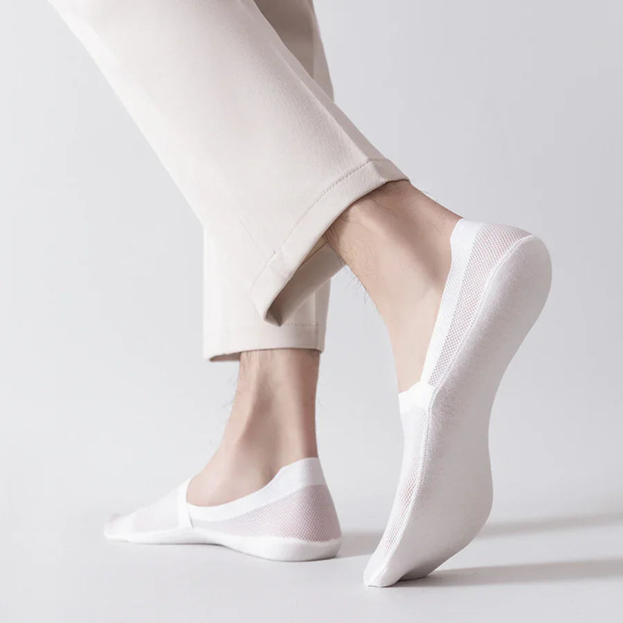 **6 PAIRES** - Chaussettes Invisibles Respirantes Antidérapantes