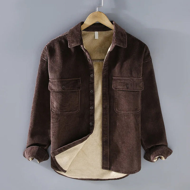 Men's Corduroy Winter Shirt | Warm &amp; Stylish