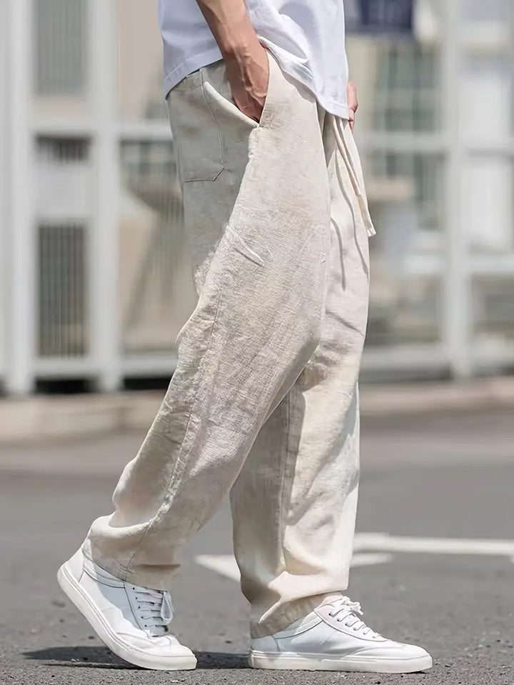 Pantalon Homme Large Respirant | Confort Décontracté