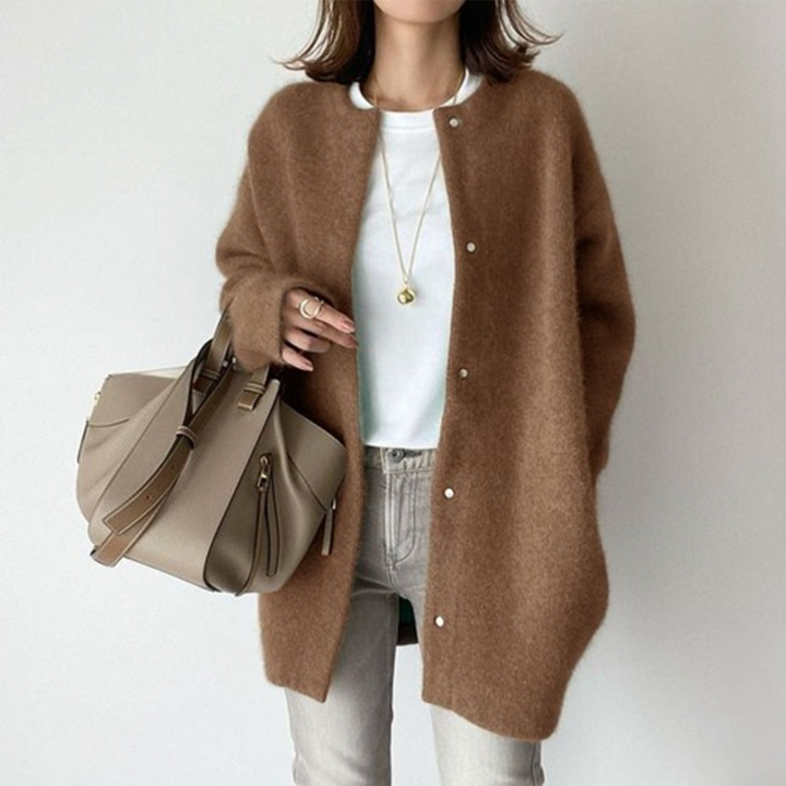 Amelia | Cardigan Alpaga sophistiqué