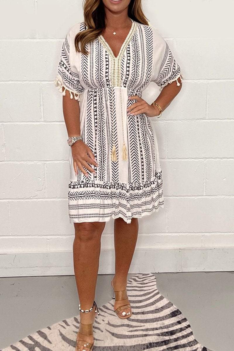 Robe Bohème Vintage Pour Femme | Midi