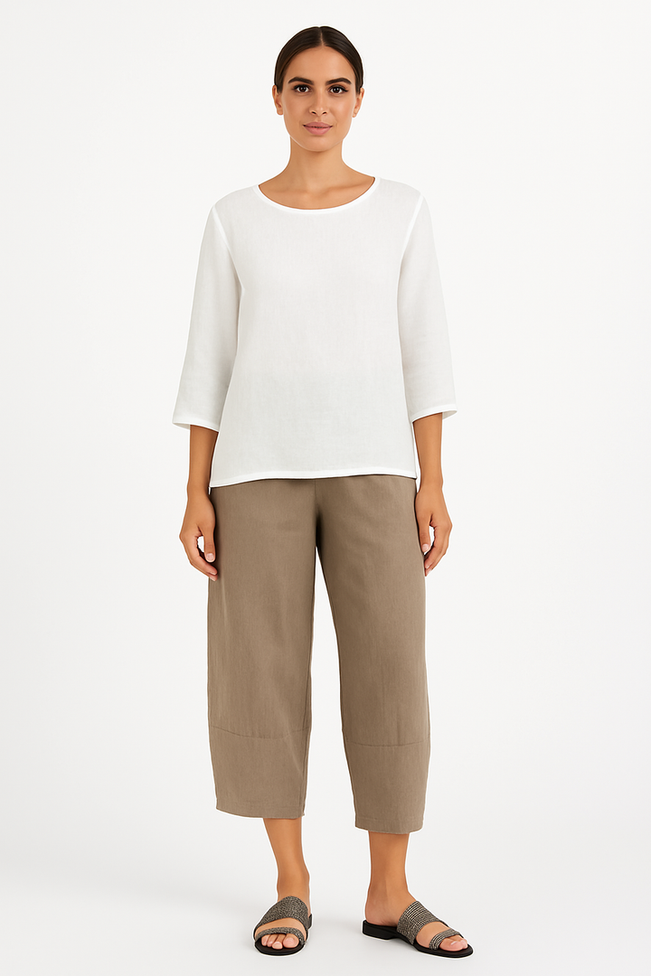 Pantalon Large Léger pour Femme | Style Estival Décontractén