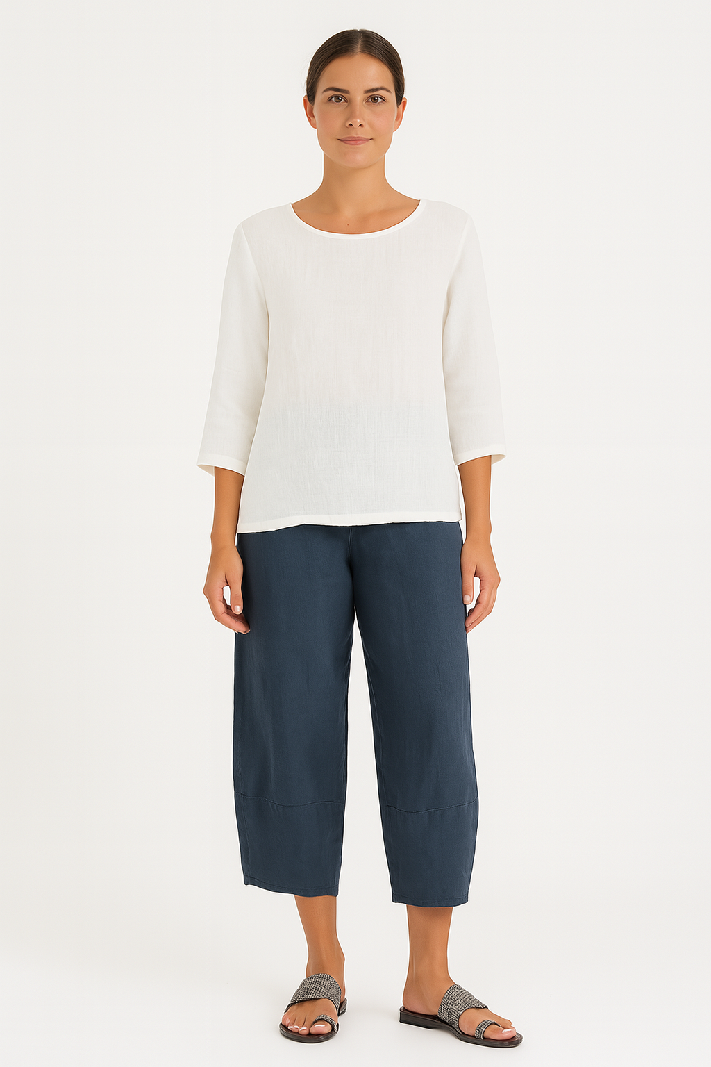 Pantalon Large Léger pour Femme | Style Estival Décontractén