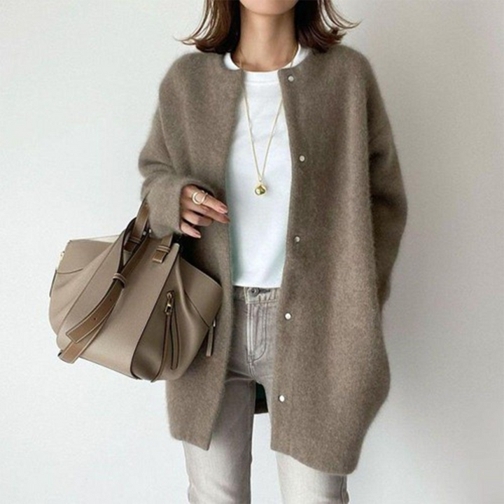 Amelia | Cardigan Alpaga sophistiqué