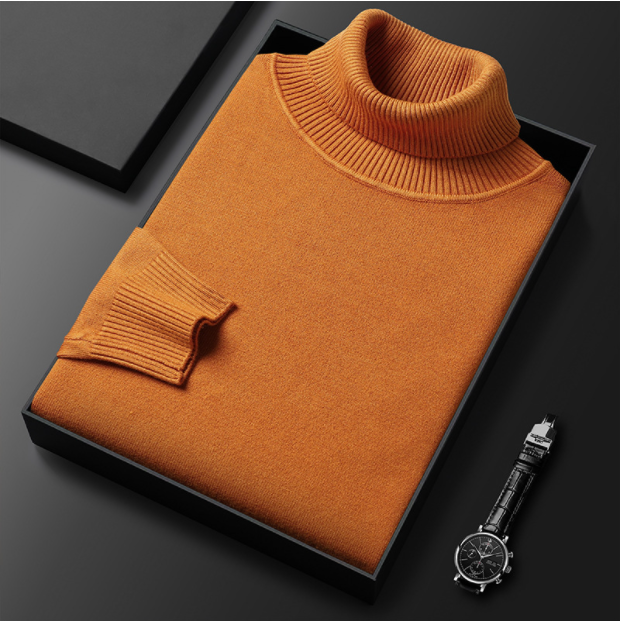 Men's Soft Turtleneck Sweater | Stylish Comfort