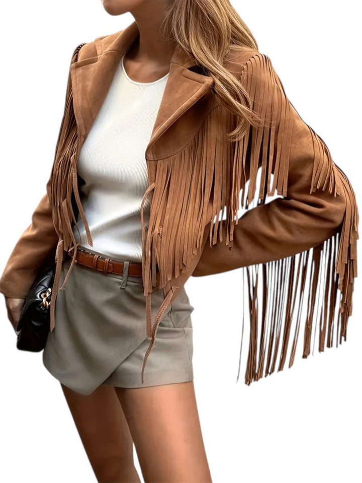 Women's Suede Fringed Jacket
