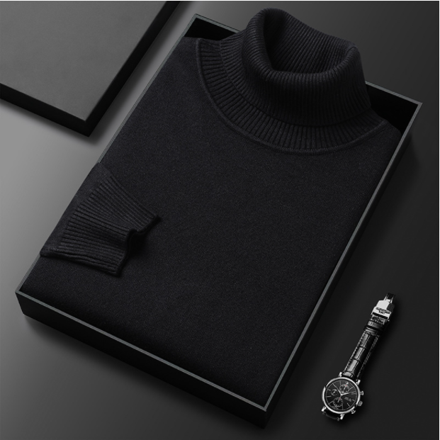 Men's Soft Turtleneck Sweater | Stylish Comfort