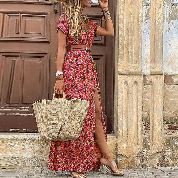 Robe Longue Élégante Style Bohème pour Femme | Maxi