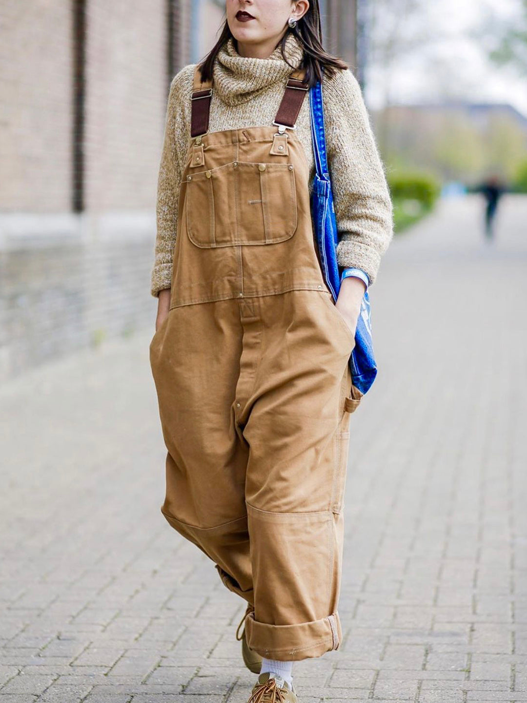 Women's Casual Utility Jumpsuit | Straight Fit
