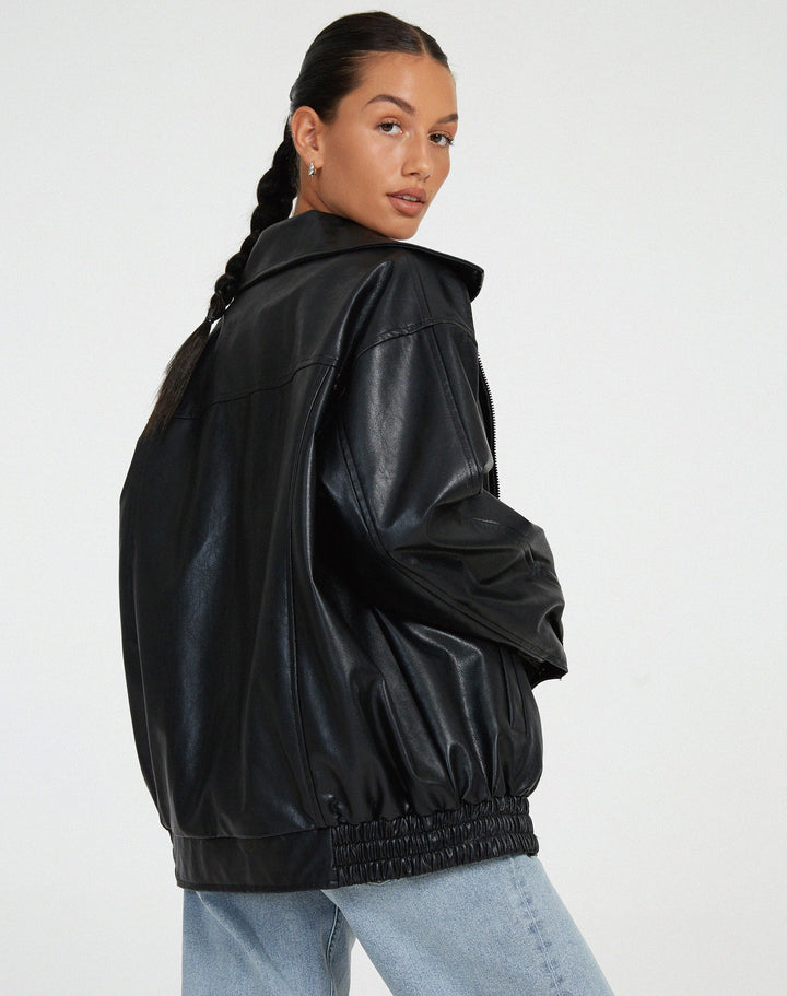 Women's Leather Sophisticated Jacket | Leather