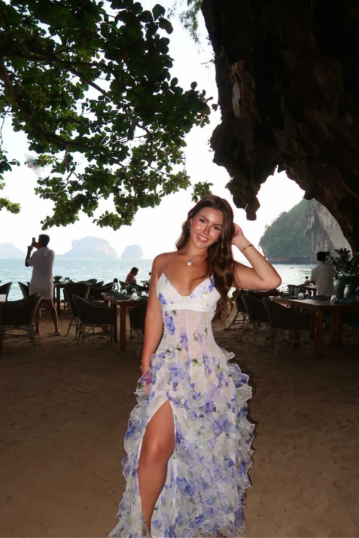 Robe Maxi Fleurie pour Femmes | Design Éclatant