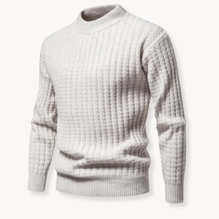 Pull décontracté à col rond, coupe confortable