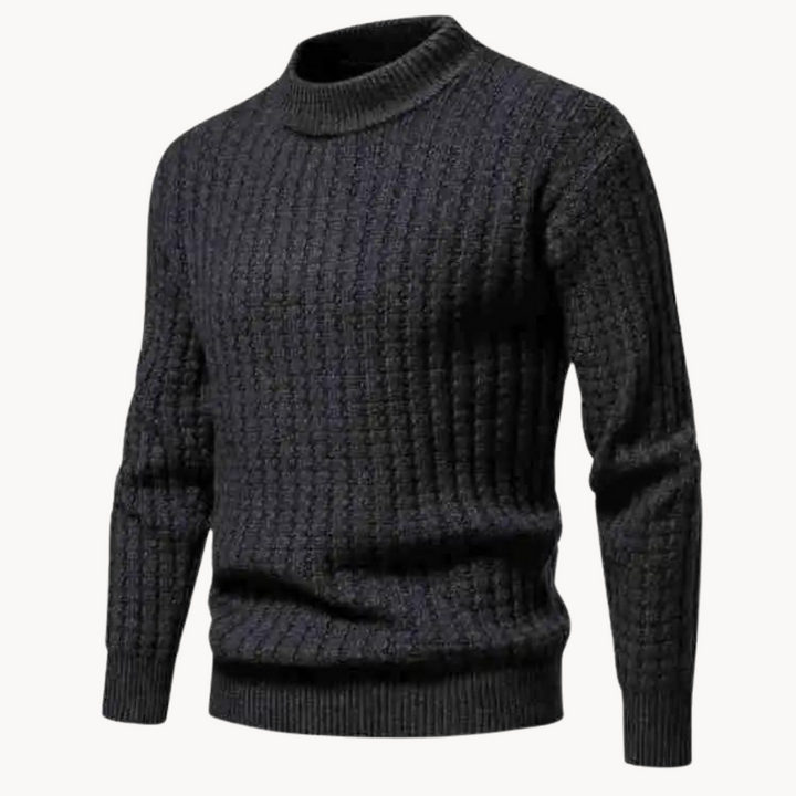 Pull décontracté à col rond, coupe confortable