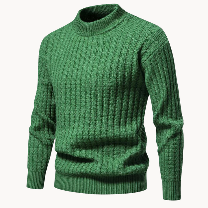 Pull décontracté à col rond, coupe confortable