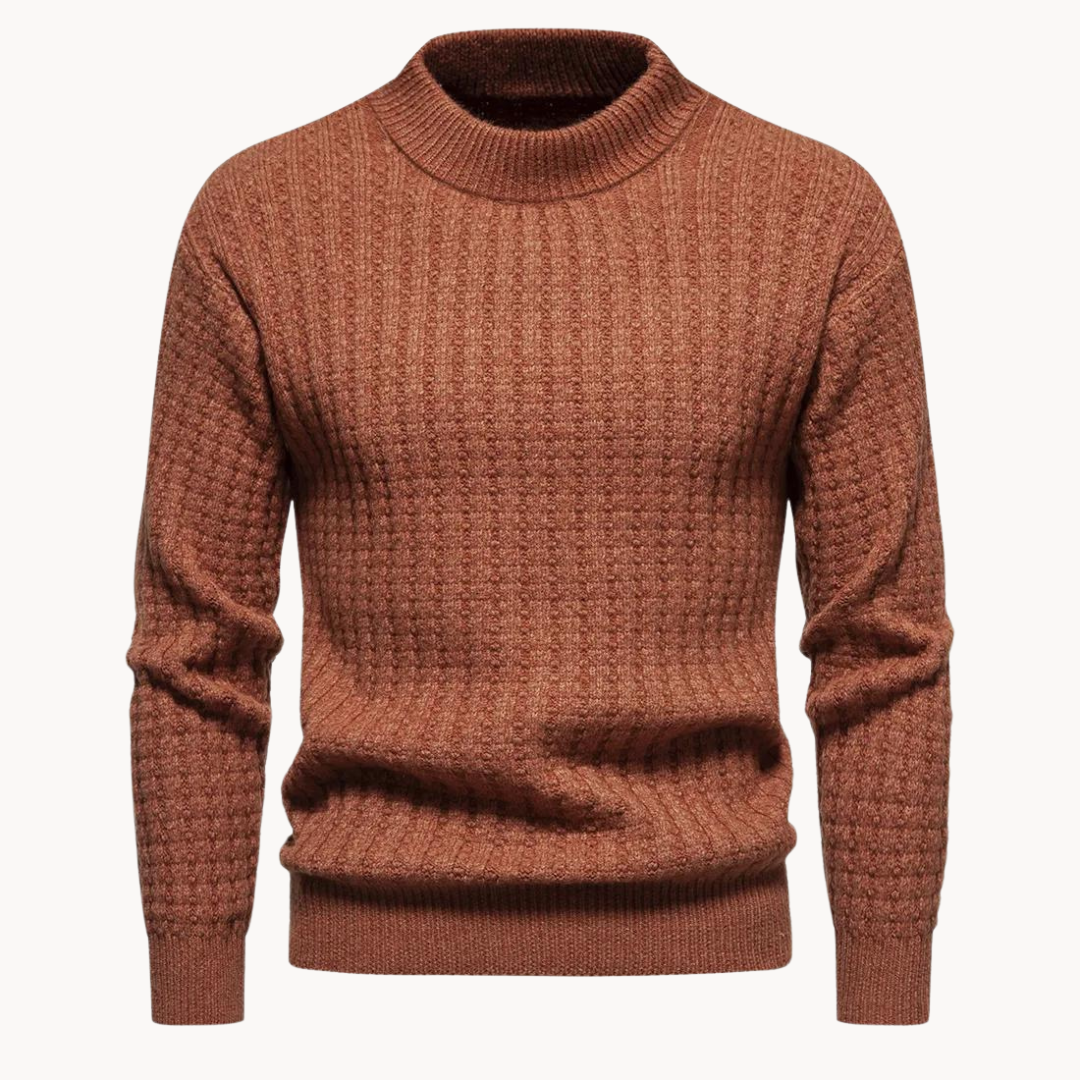 Pull décontracté à col rond, coupe confortable