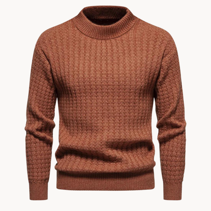 Pull décontracté à col rond, coupe confortable