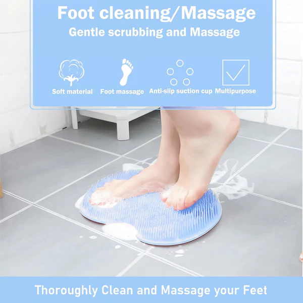 Tapis de Massage Des Pieds en Silicone Mains Libres de Luxe