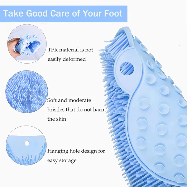 Tapis de Massage Des Pieds en Silicone Mains Libres de Luxe