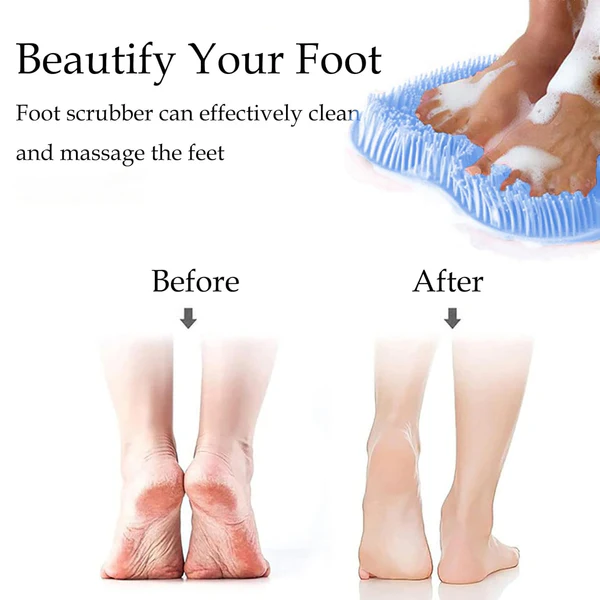 Tapis de Massage Des Pieds en Silicone Mains Libres de Luxe