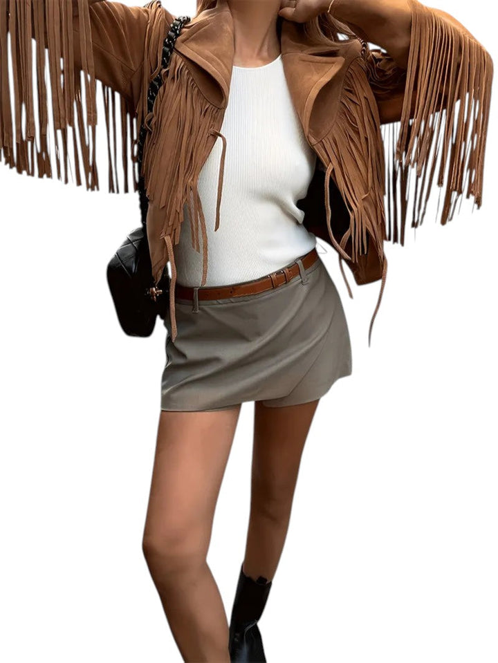 Women's Suede Fringed Jacket