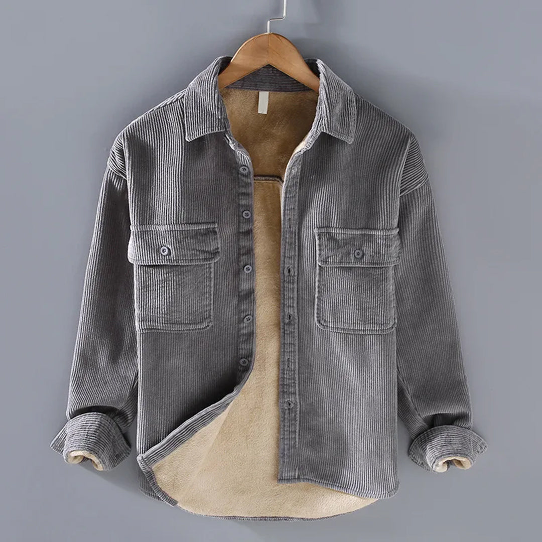 Men's Corduroy Winter Shirt | Warm &amp; Stylish