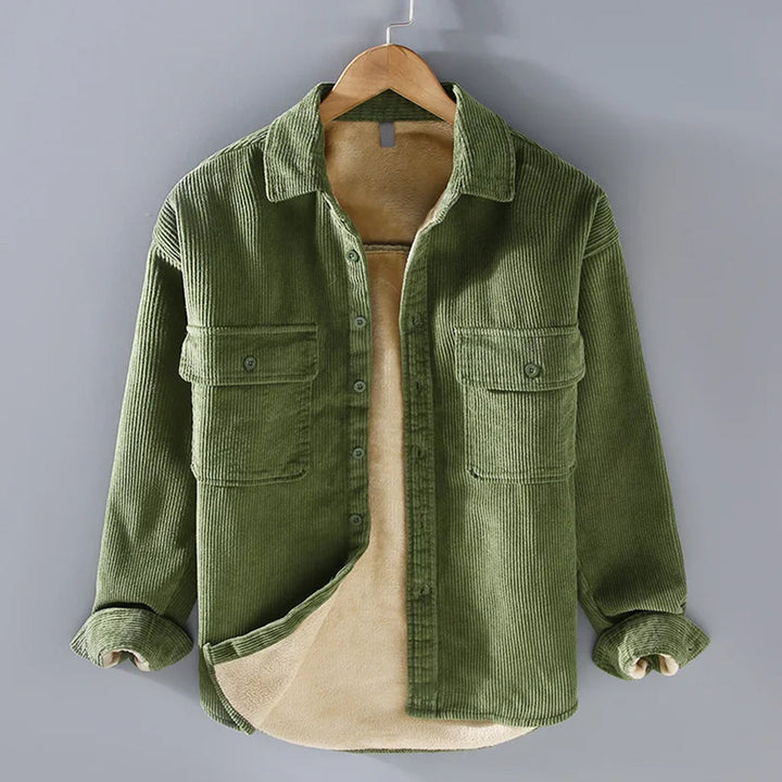 Men's Corduroy Winter Shirt | Warm &amp; Stylish