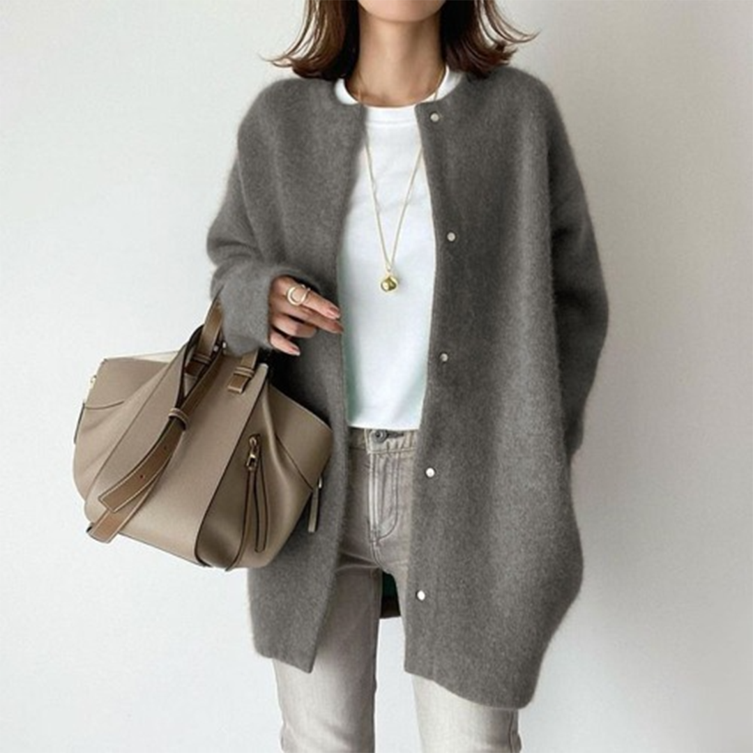 Amelia | Cardigan Alpaga sophistiqué