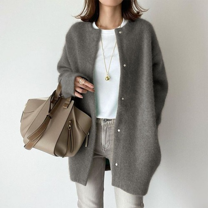 Amelia | Cardigan Alpaga sophistiqué
