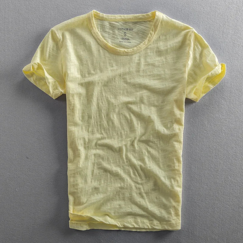 Homme Décontracté T-shirt Vintage | Minimaliste Et Léger