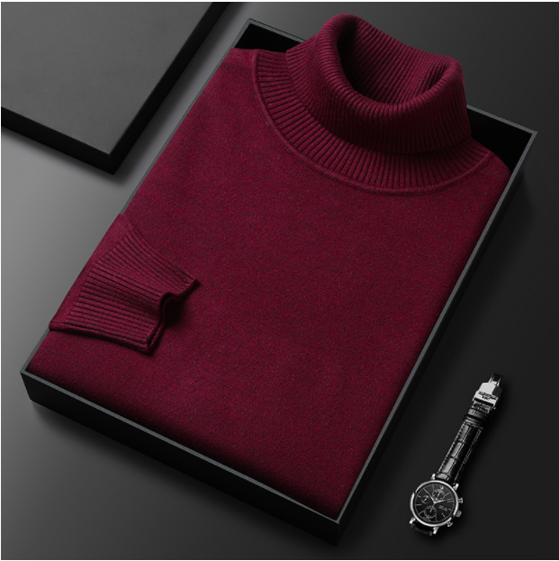 Men's Soft Turtleneck Sweater | Stylish Comfort