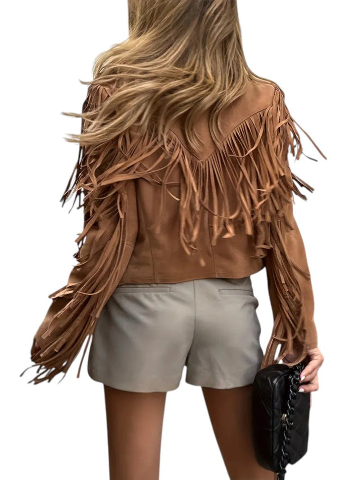 Women's Suede Fringed Jacket