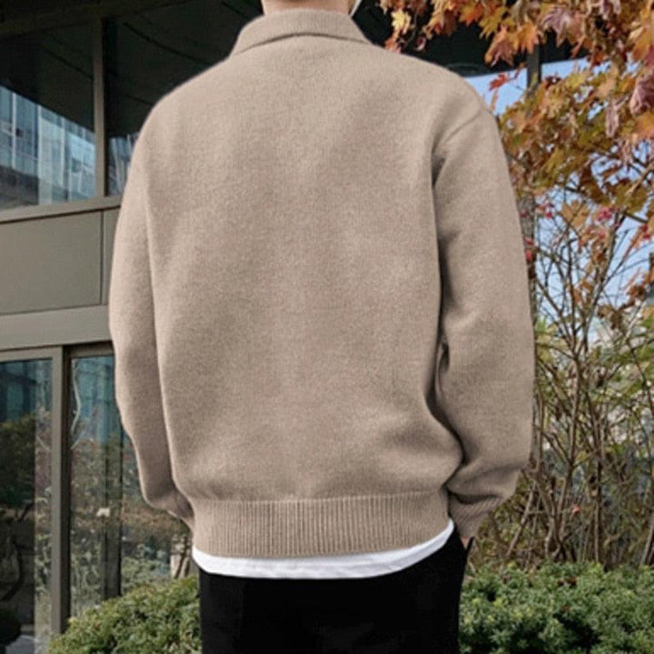 Polo en tricot boutonné, design élégant