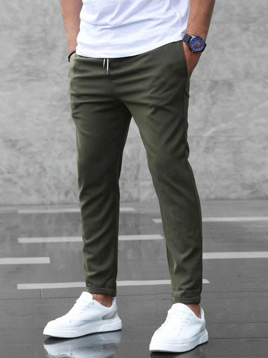 Pantalon Stretch Homme Élégant | Confort & Style