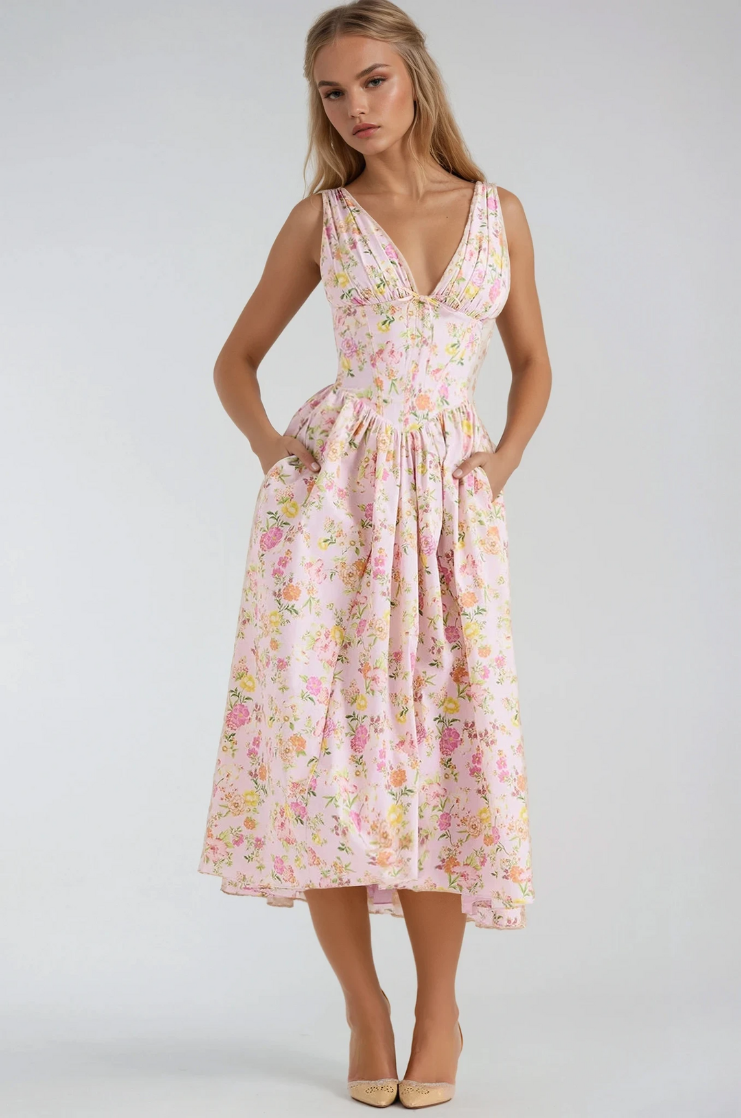 Robe Florale Chic pour Femmes