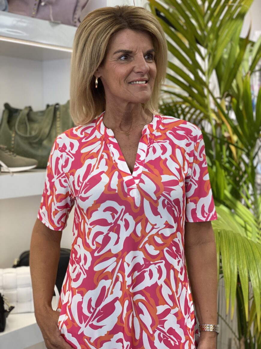 Brielle | Robe Imprimée Décolleté en V