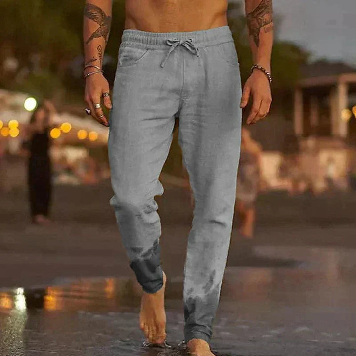 Pantalon léger en lin pour homme | Respirant