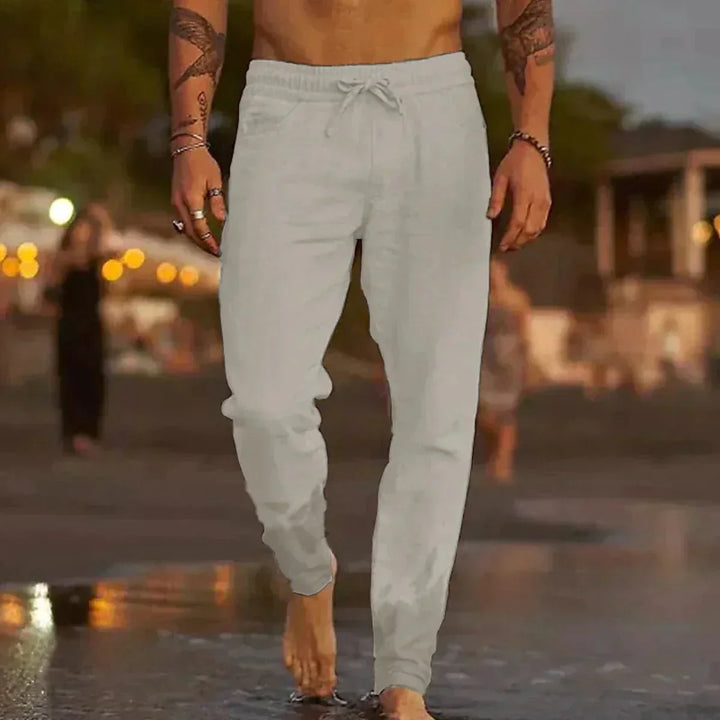 Pantalon léger en lin pour homme | Respirant