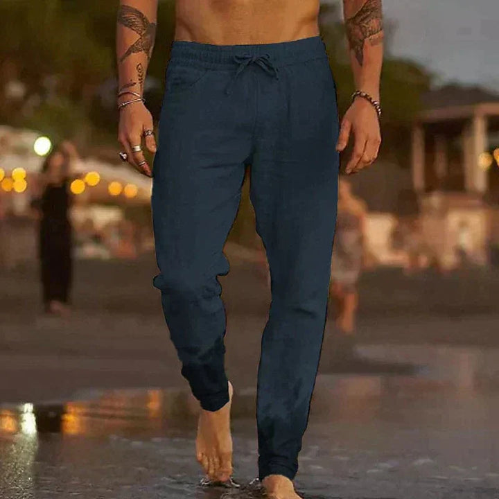 Pantalon léger en lin pour homme | Respirant