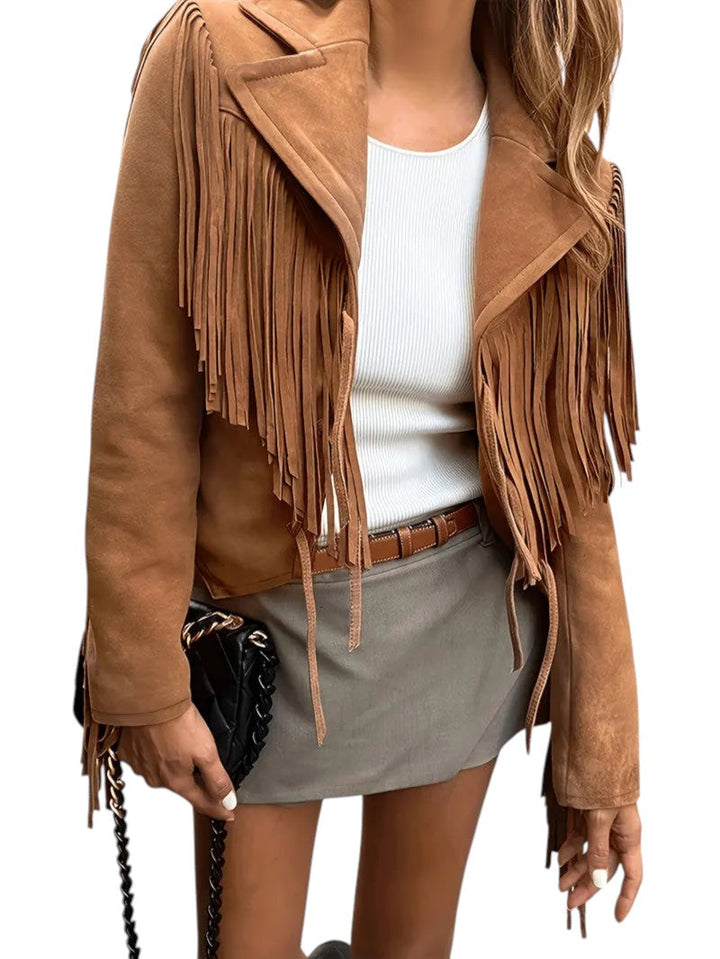 Women's Suede Fringed Jacket