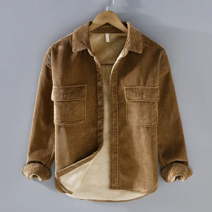 Men's Corduroy Winter Shirt | Warm &amp; Stylish