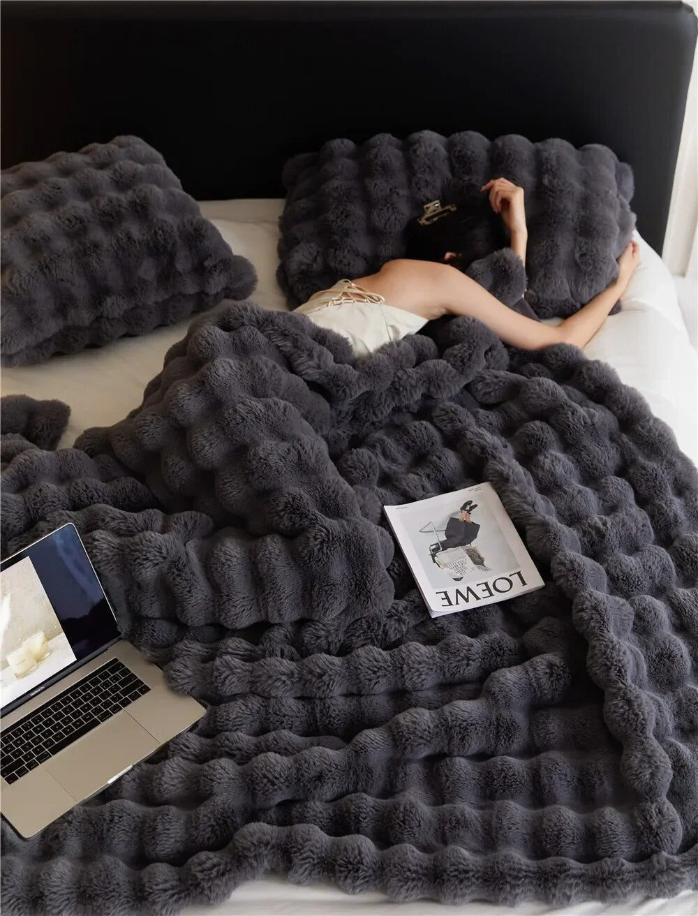 Couverture en peluche extra douce