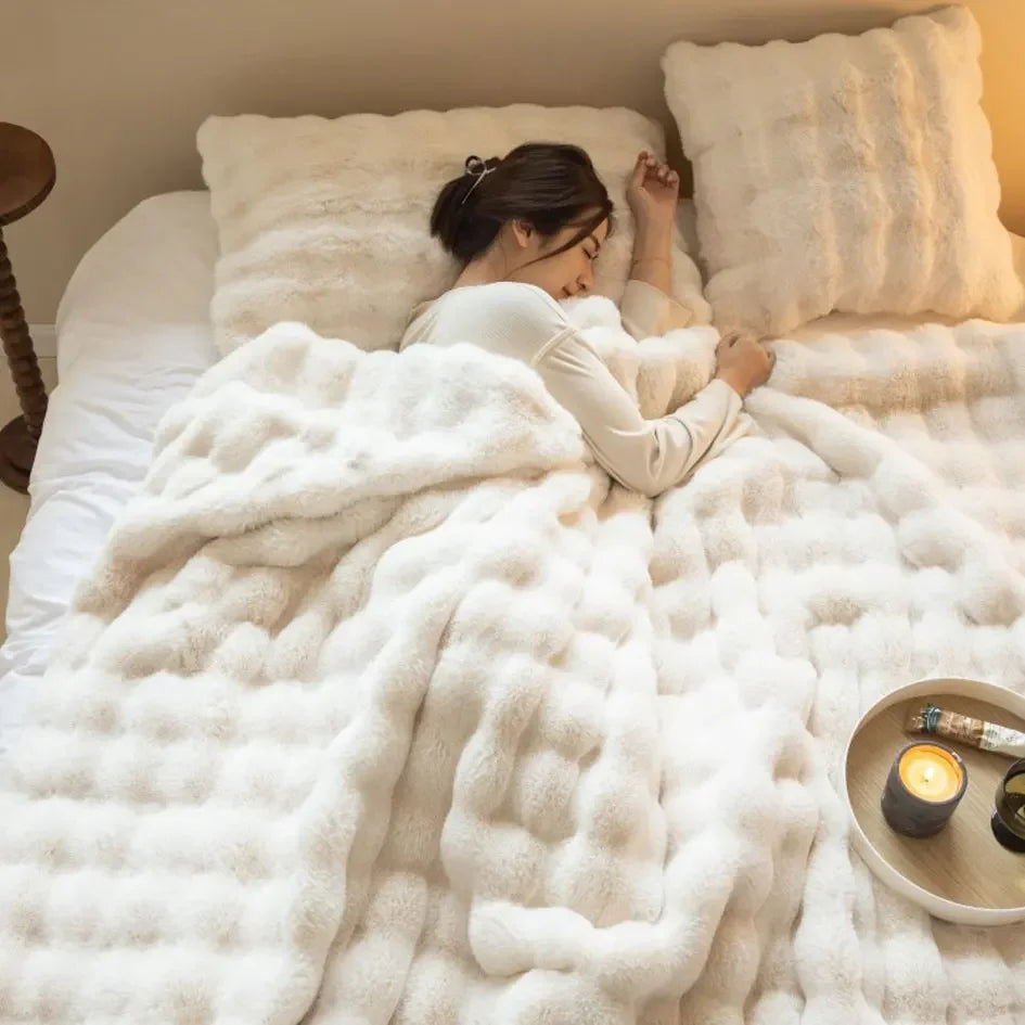 Couverture en peluche extra douce
