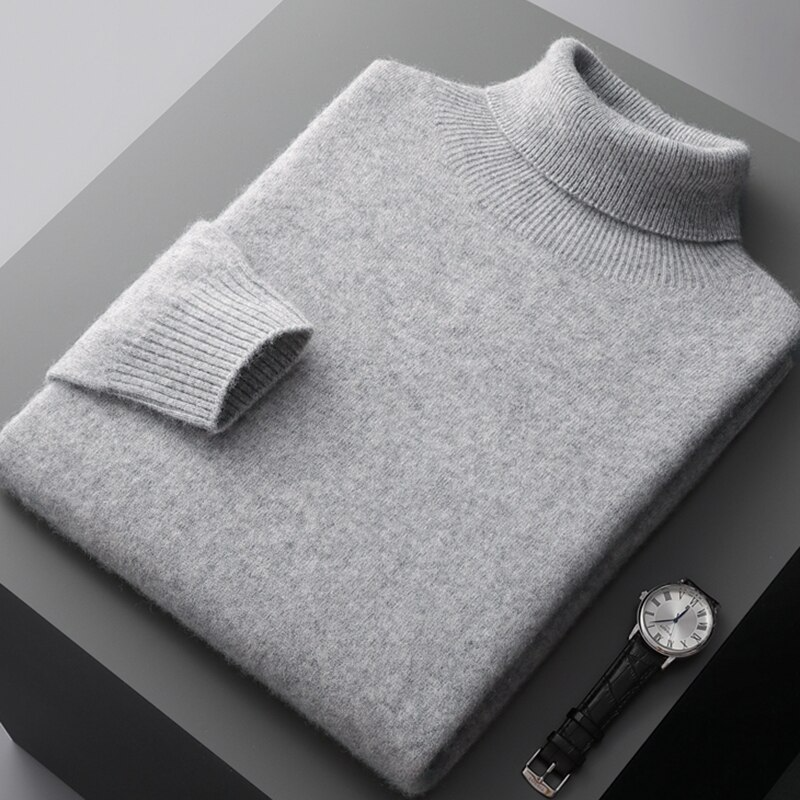 Lukas | Pull col roulé confortable et élégant