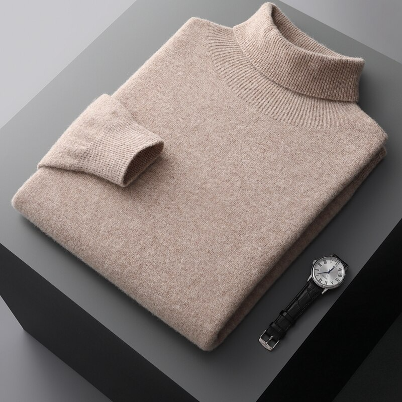 Lukas | Pull col roulé confortable et élégant