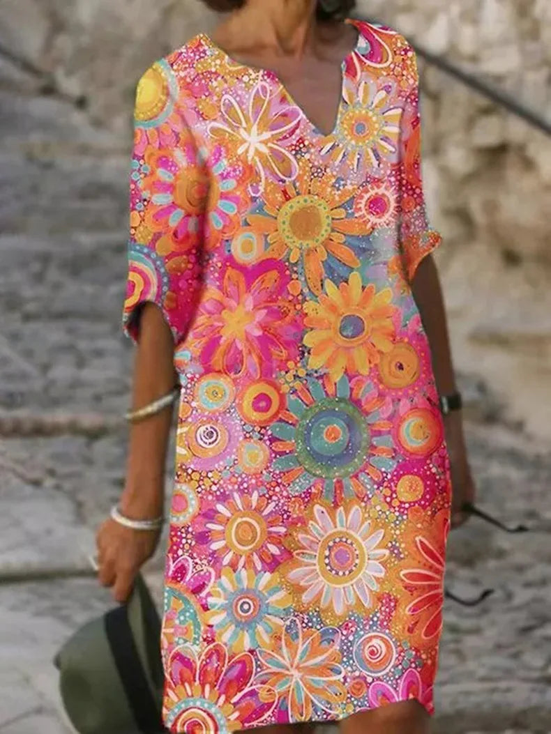Women's Floral Elegant Dress | Floral