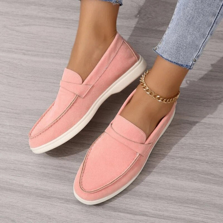 Mocassins en daim pour femme | Confort et élégance